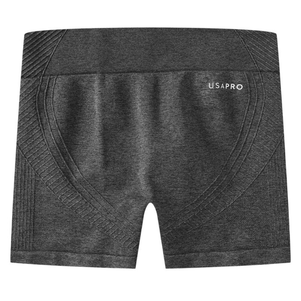 USA Pro Childrens/Kids Seamless Cycling Shorts / Charcoal